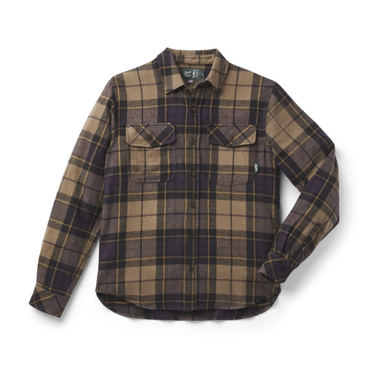 Cedar Mill Cotton Flannel Shirt  Navy/Olive Tartan Plaid Men|Women