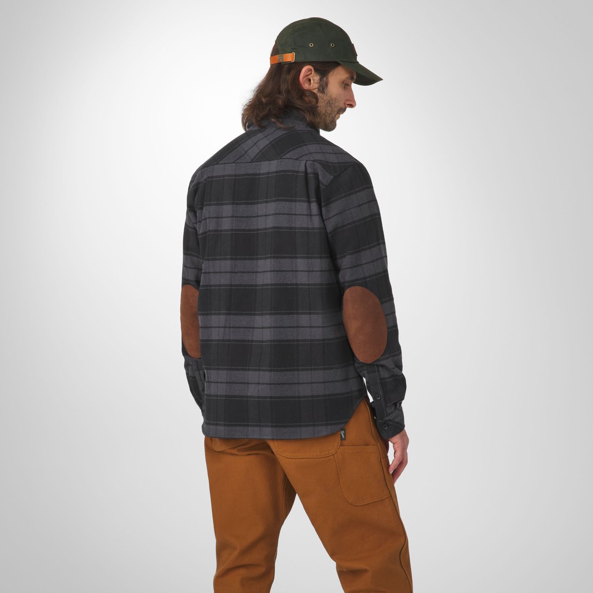 Cedar Mill Cotton Flannel Shirt  Black Plaid Men|Women