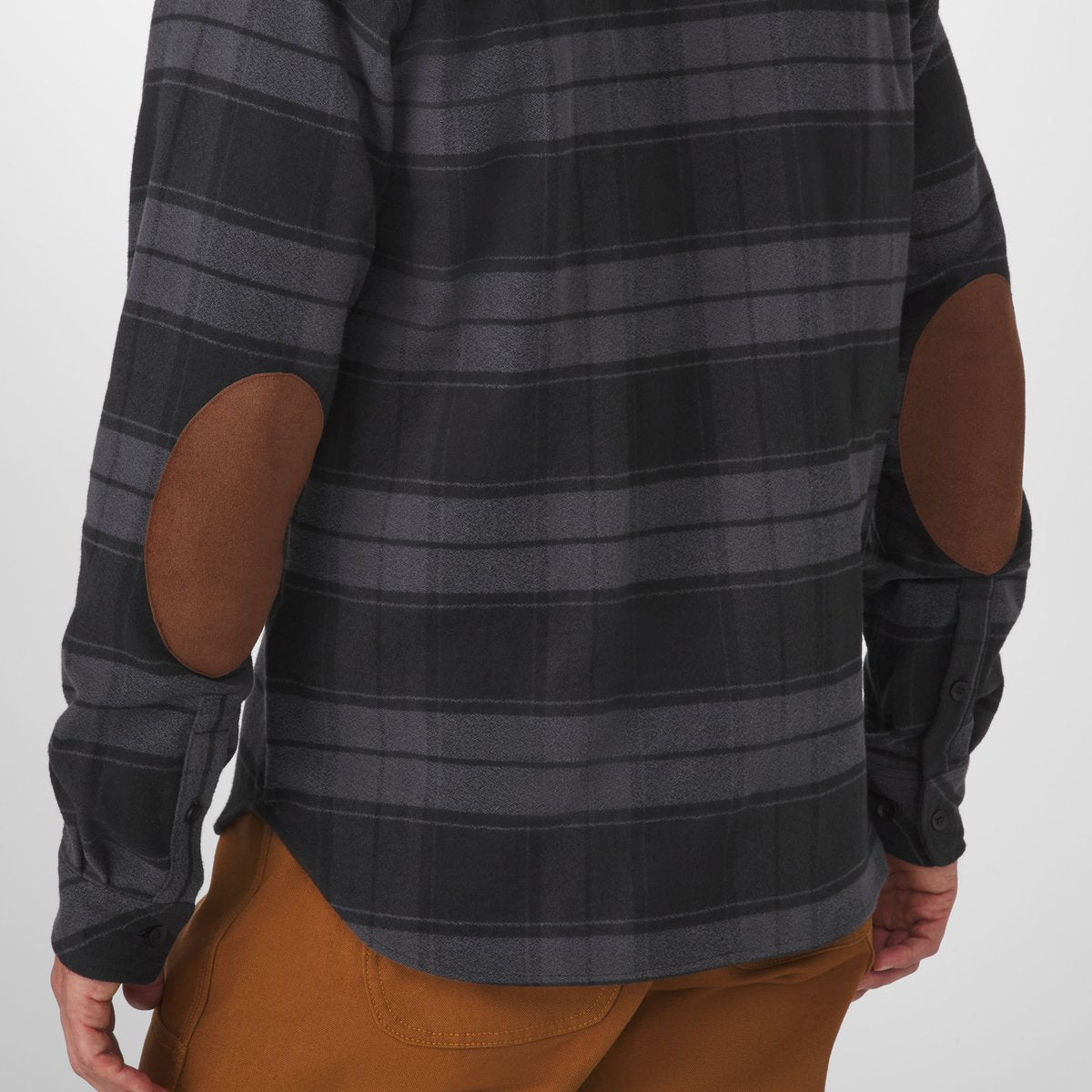 Cedar Mill Cotton Flannel Shirt  Black Plaid Men|Women