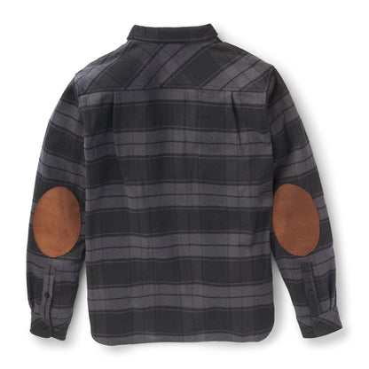 Cedar Mill Cotton Flannel Shirt  Black Plaid Men|Women