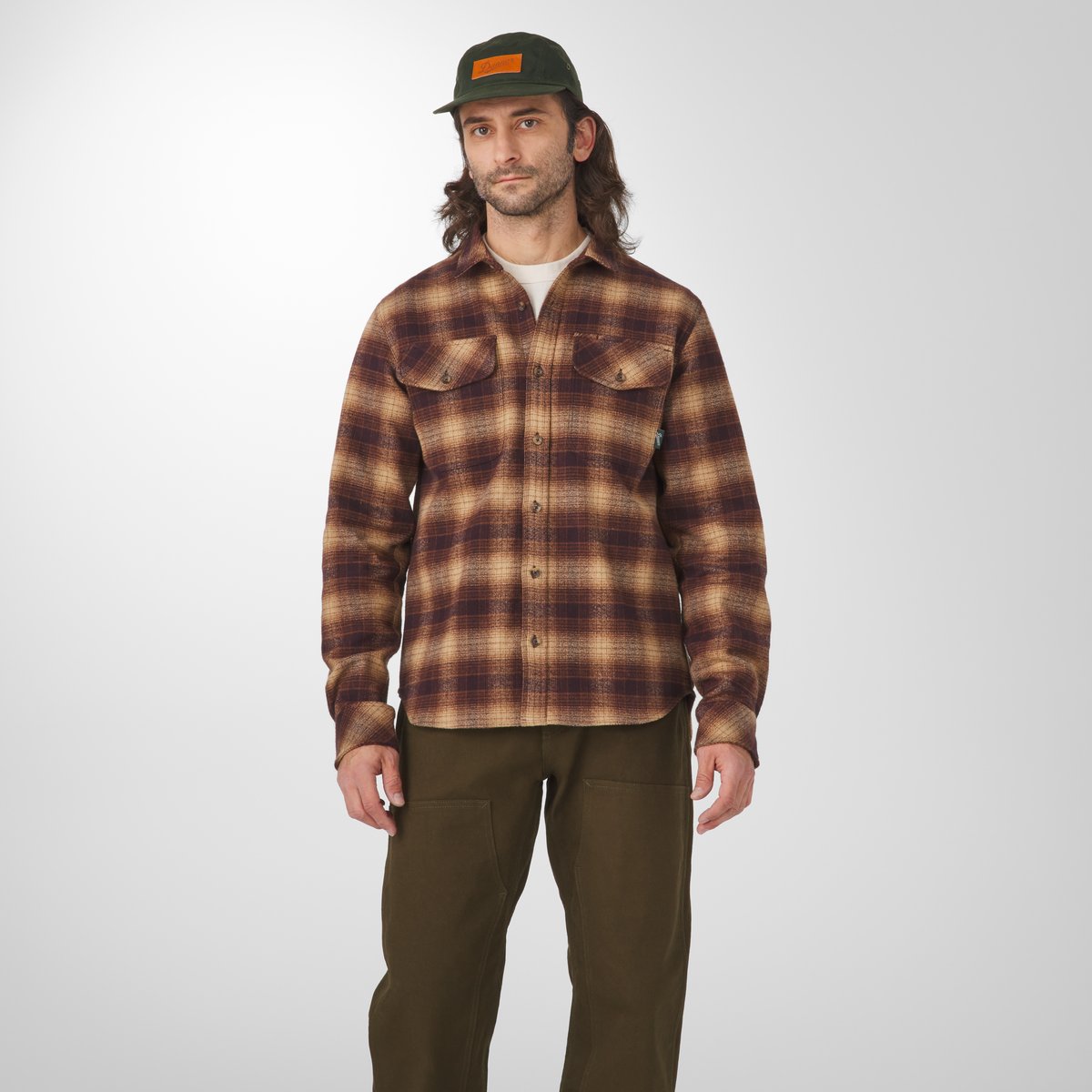 Cedar Mill Cotton Flannel Shirt  Espresso Plaid Men|Women