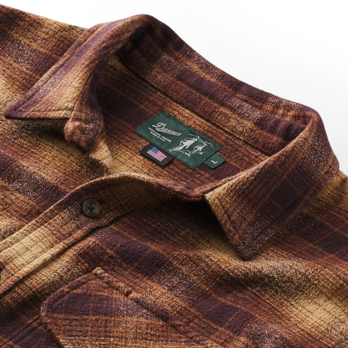 Cedar Mill Cotton Flannel Shirt  Espresso Plaid Men|Women