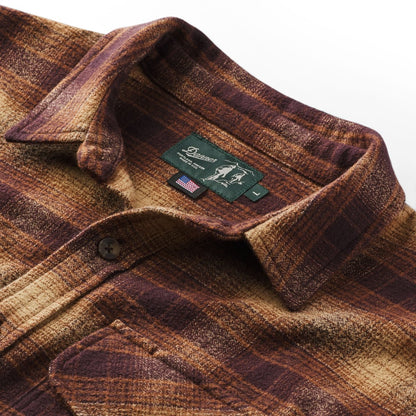 Cedar Mill Cotton Flannel Shirt  Espresso Plaid Men|Women