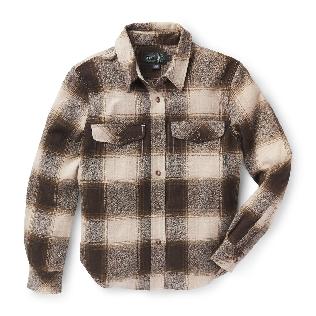 Sauvie Cotton Flannel Shirt  Earth Plaid Men|Women
