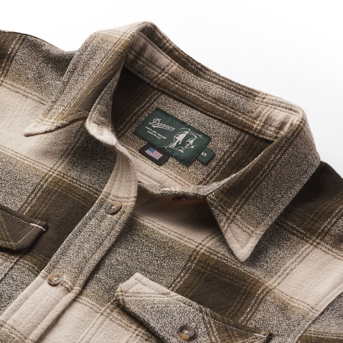 Sauvie Cotton Flannel Shirt  Earth Plaid Men|Women