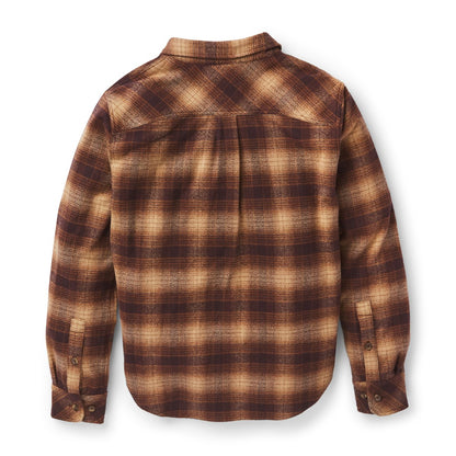 Sauvie Cotton Flannel Shirt  Espresso Plaid Men|Women