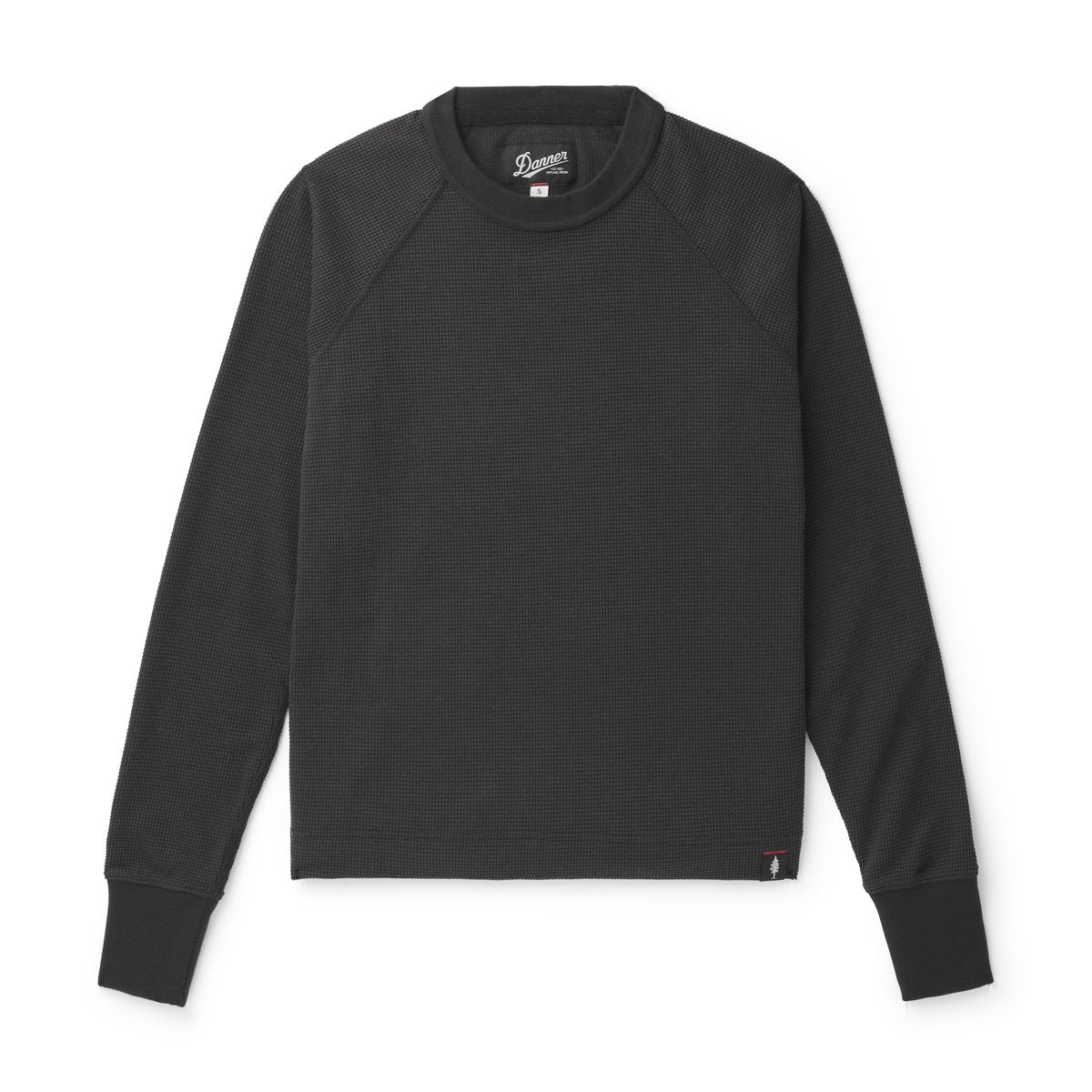 Santiam Waffle LS Tee Black Men|Women