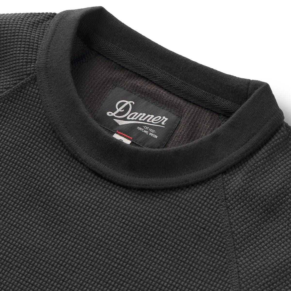 Santiam Waffle LS Tee Black Men|Women