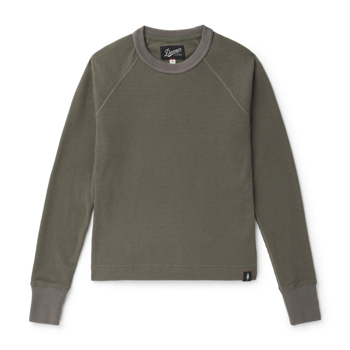 Santiam Waffle LS Tee Dusty Olive Men|Women