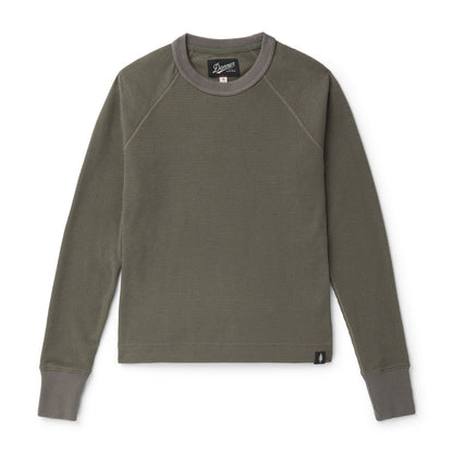 Santiam Waffle LS Tee Dusty Olive Men|Women