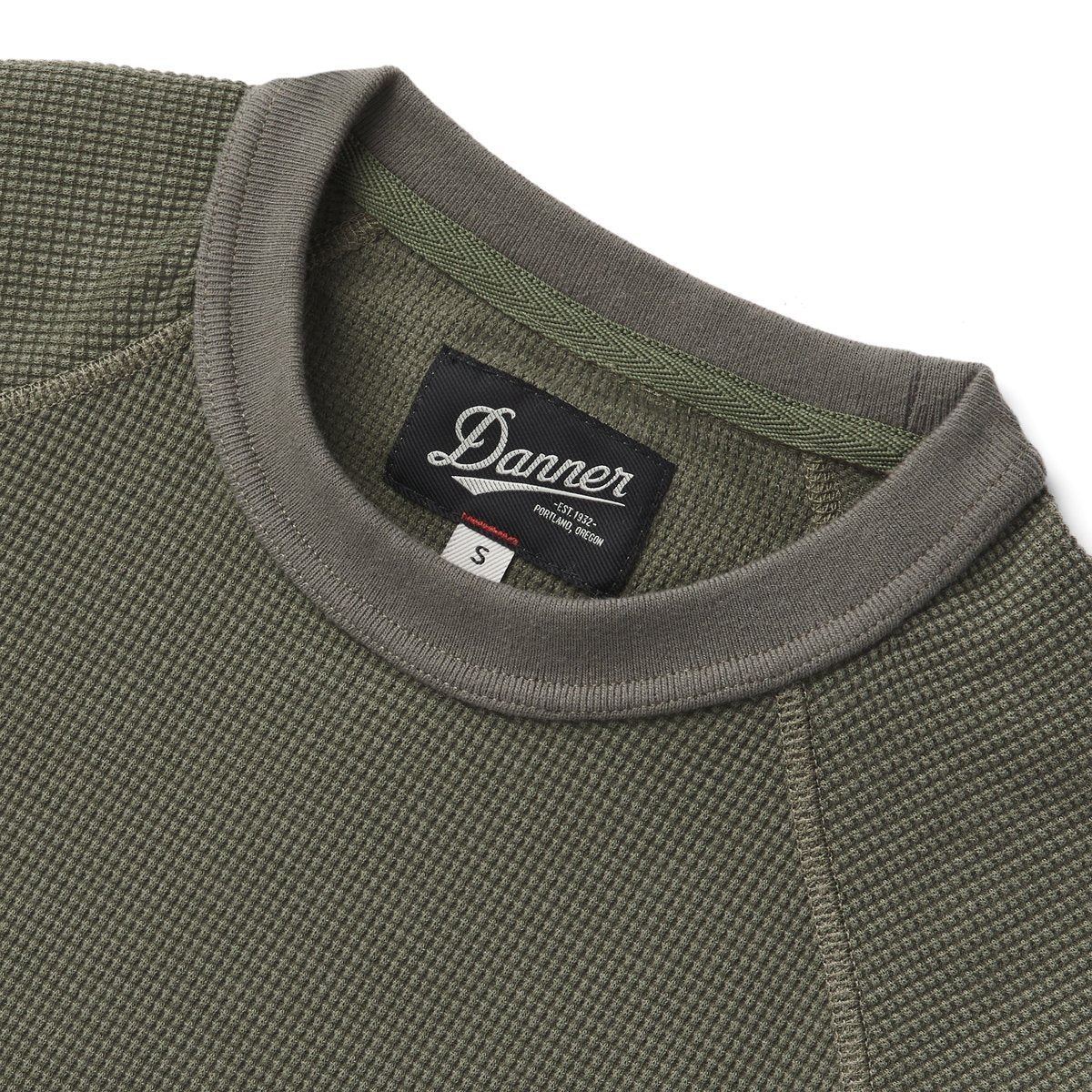 Santiam Waffle LS Tee Dusty Olive Men|Women