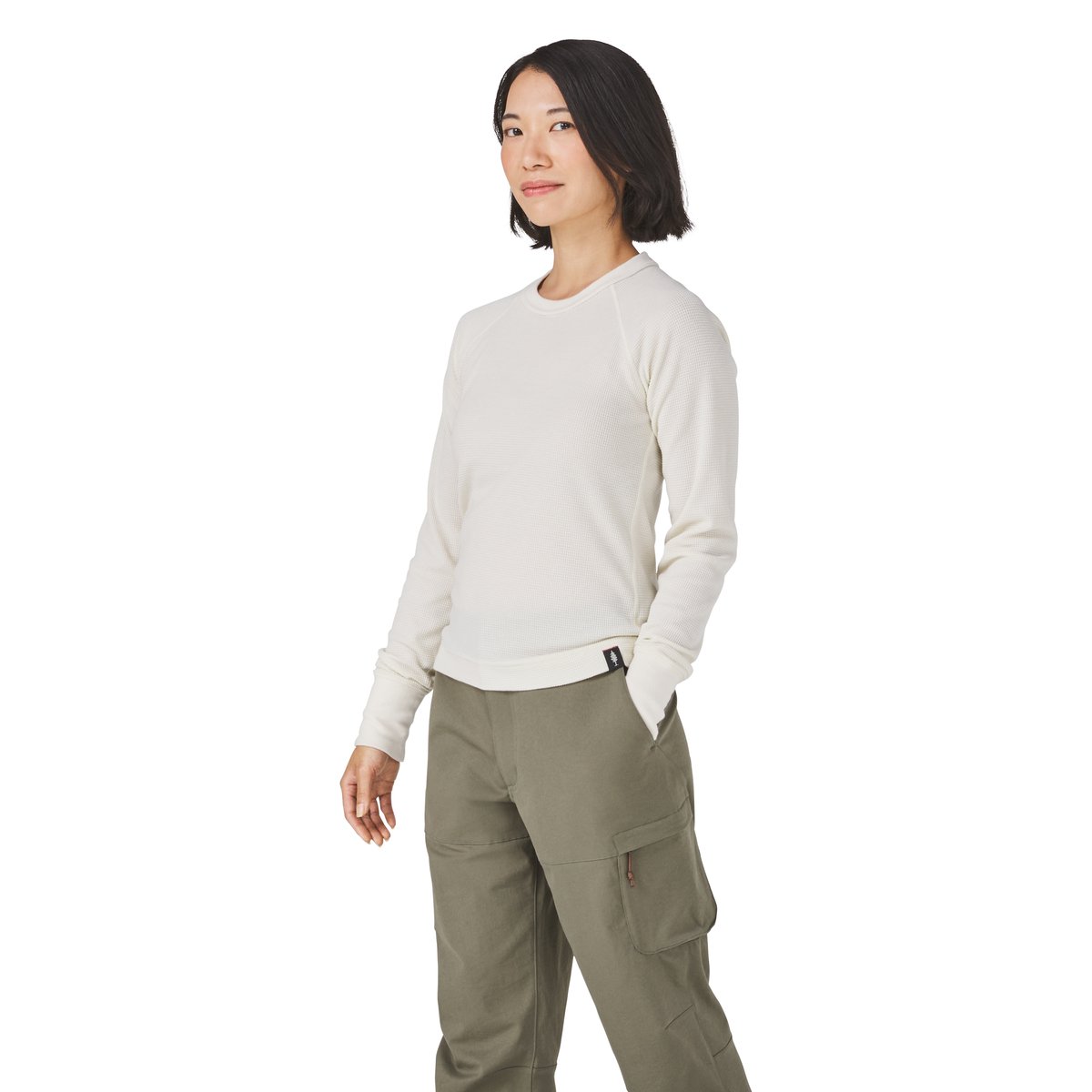 Santiam Waffle LS Tee Turtledove Men|Women
