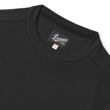 Santiam Waffle LS Tee Black Men|Women