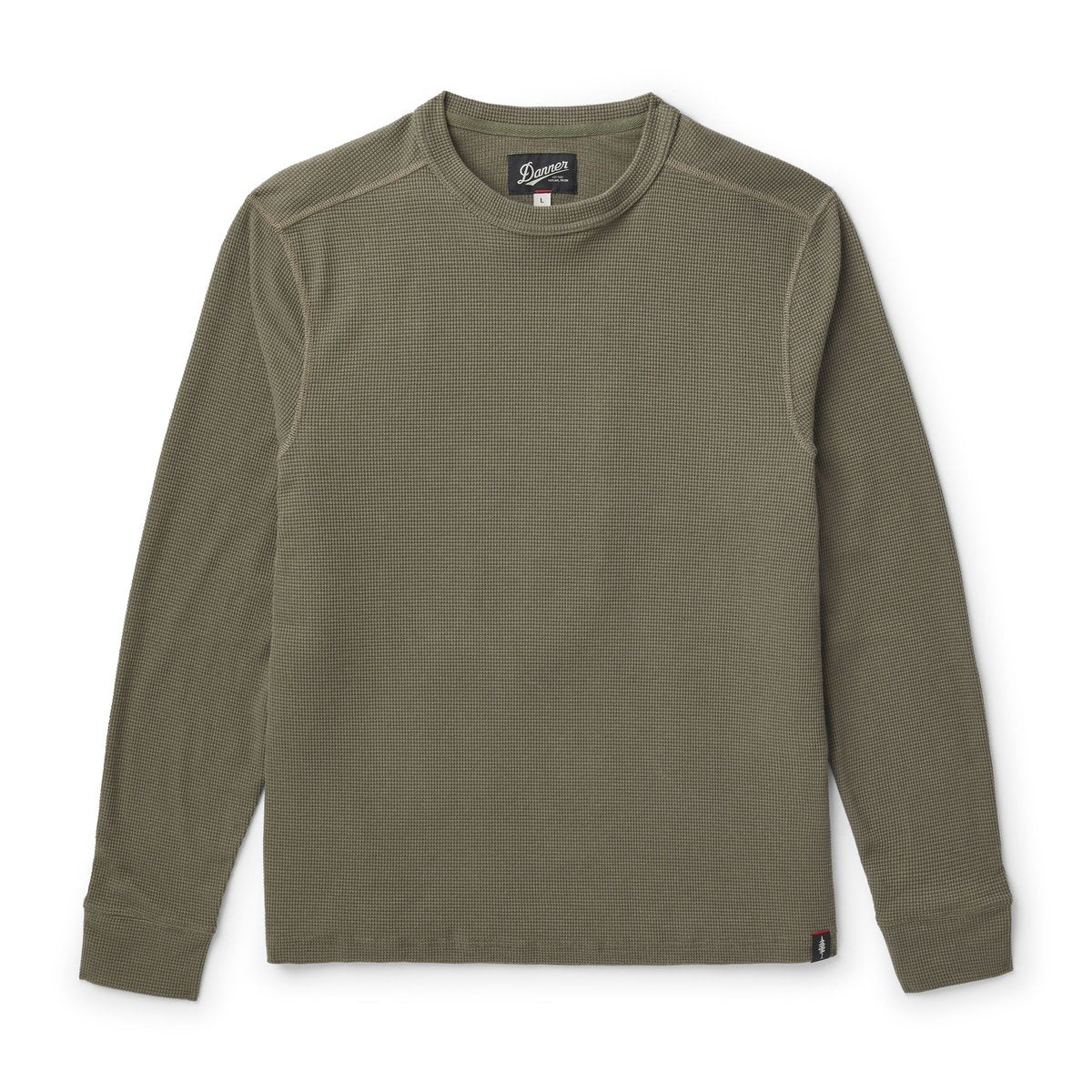 Santiam Waffle LS Tee Dusty Olive Men|Women