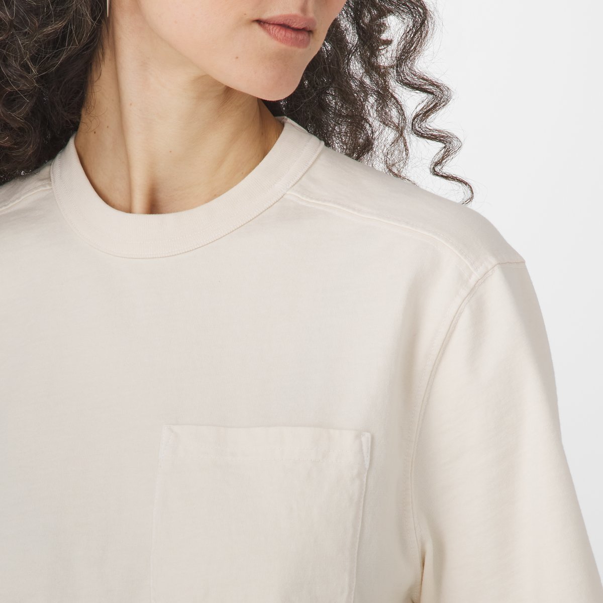 Heavyweight Pocket Tee Natural Men|Women