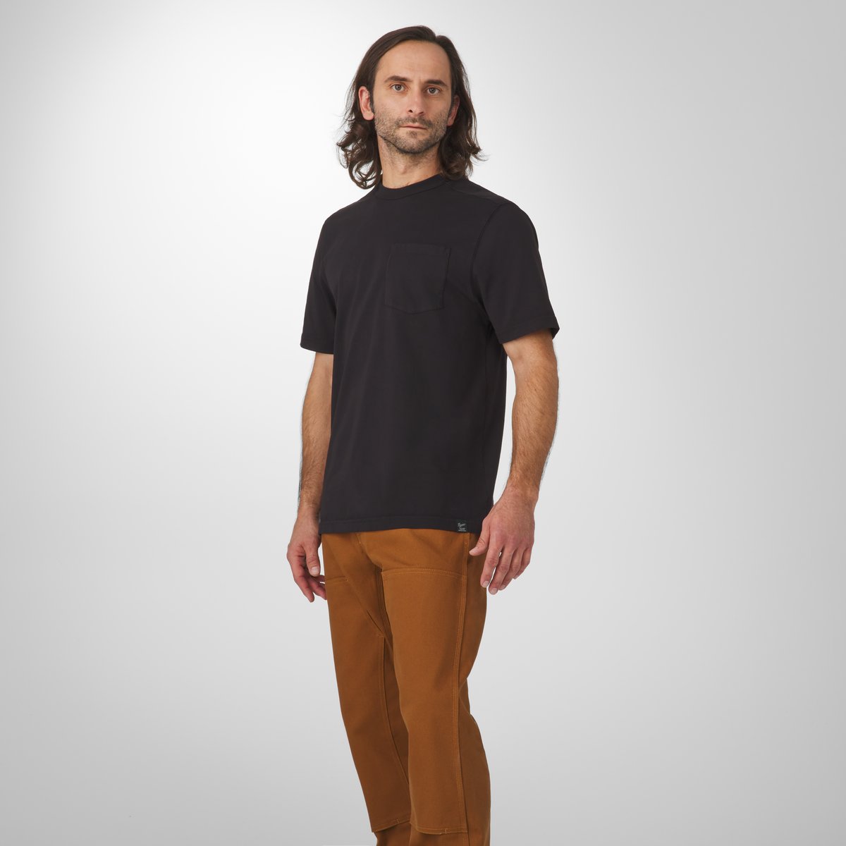 Heavyweight Pocket Tee Black Men|Women