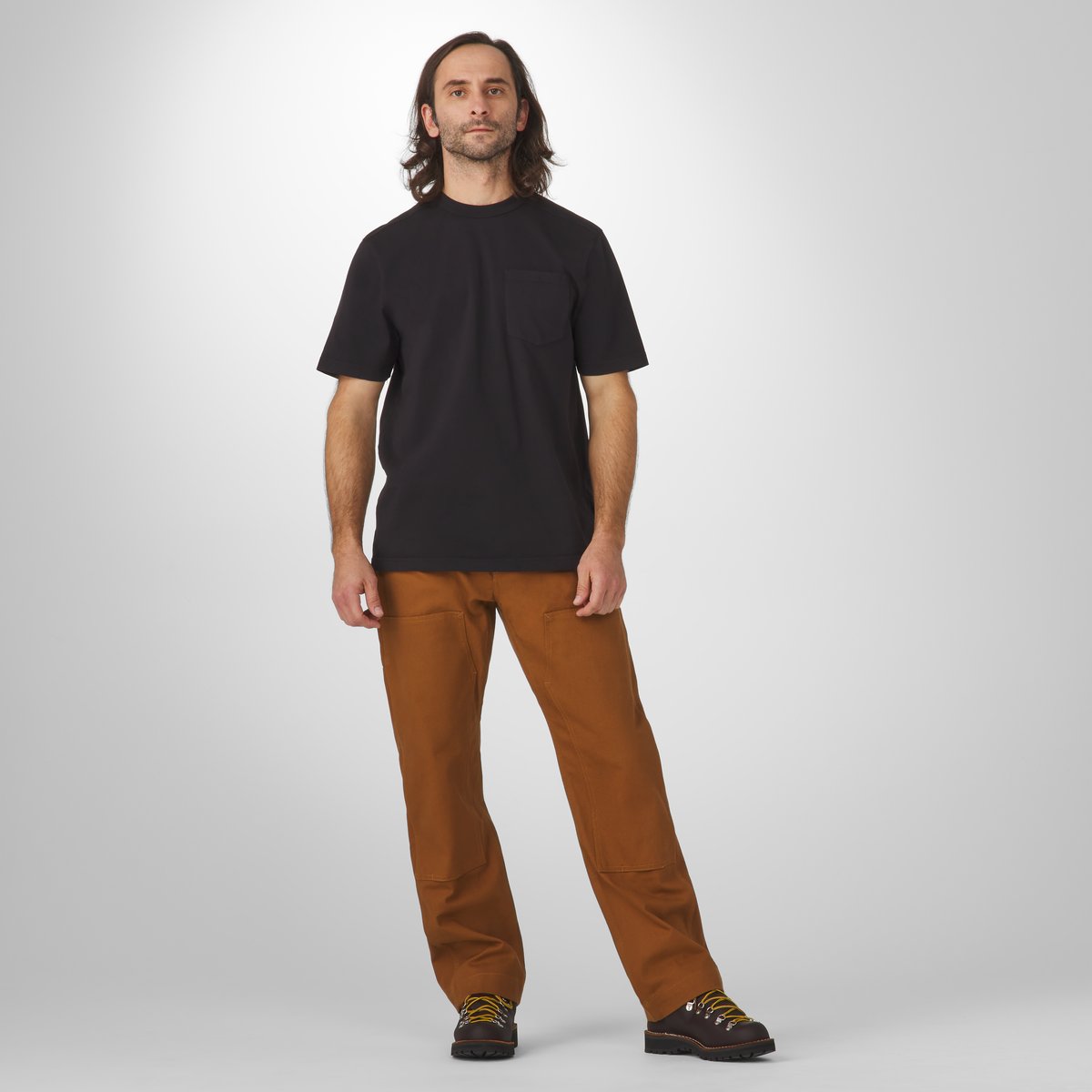 Heavyweight Pocket Tee Black Men|Women