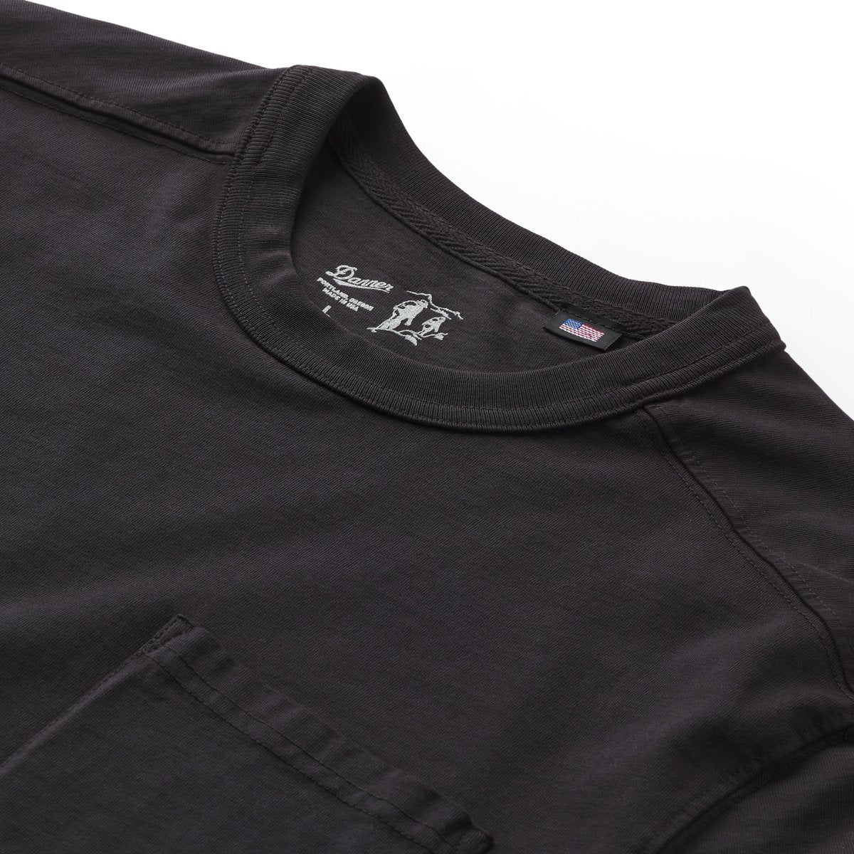 Heavyweight Pocket Tee Black Men|Women