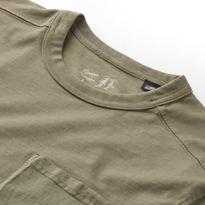Heavyweight Pocket Tee Dusty Olive Men|Women