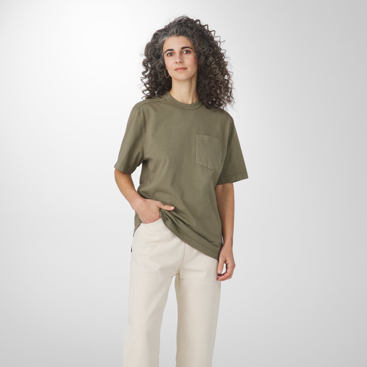 Heavyweight Pocket Tee Glazed Ginger Men|Women