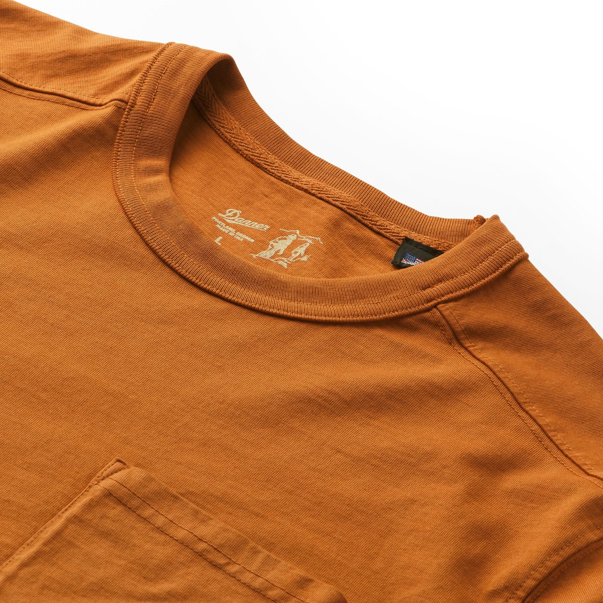Heavyweight Pocket Tee Glazed Ginger Men|Women