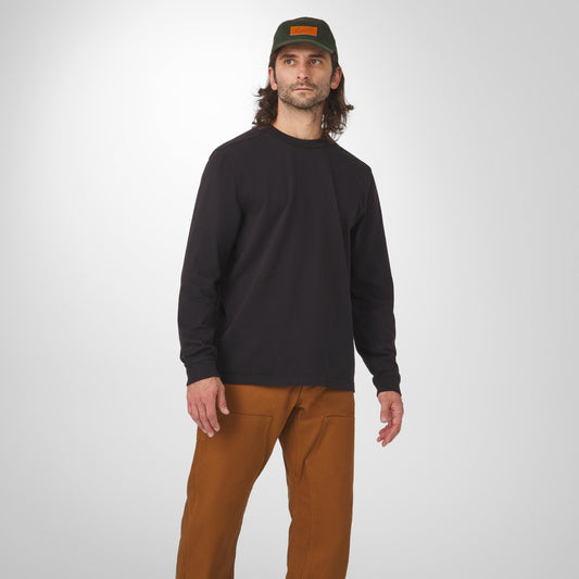 Heavyweight Long Sleeve Tee Black Men|Women
