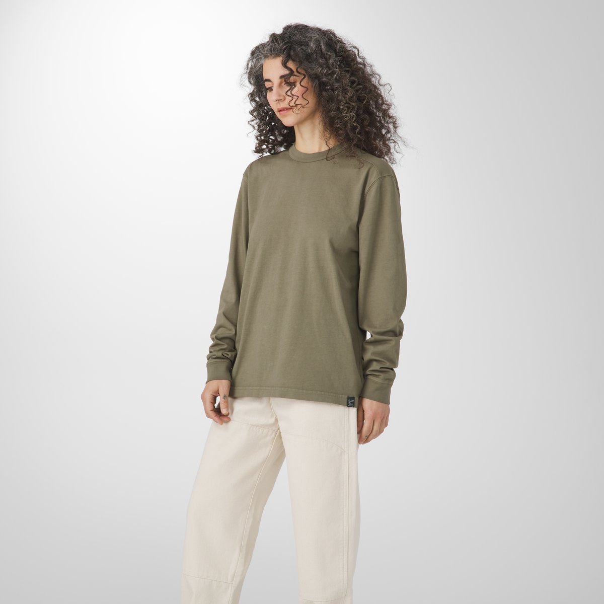 Heavyweight Long Sleeve Tee Black Men|Women