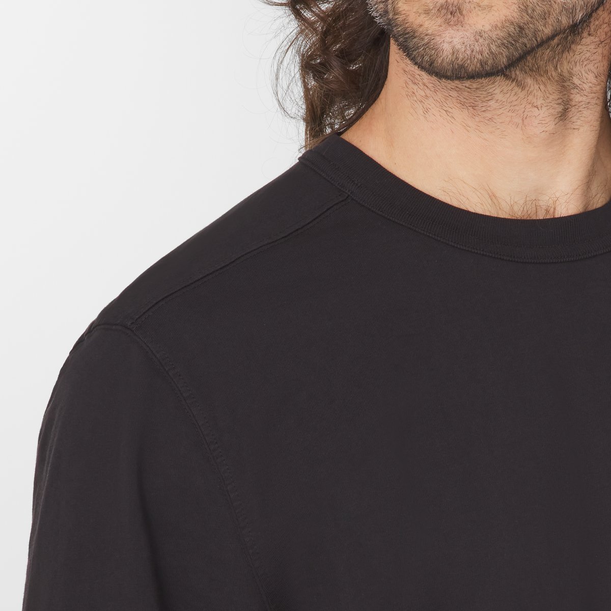 Heavyweight Long Sleeve Tee Black Men|Women