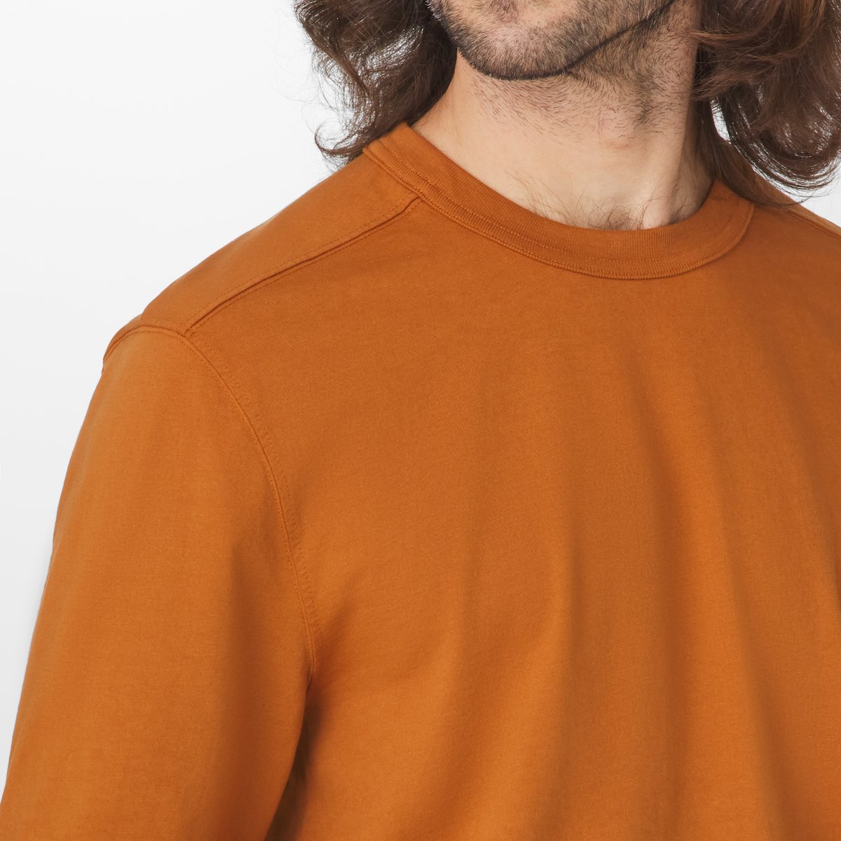 Heavyweight Long Sleeve Tee Glazed Ginger Men|Women