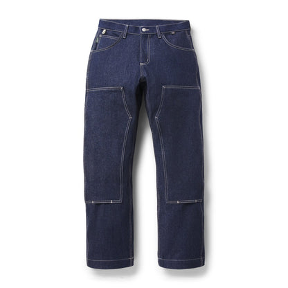 Kenton Double Knee Pants  Dark Wash Indigo Men|Women
