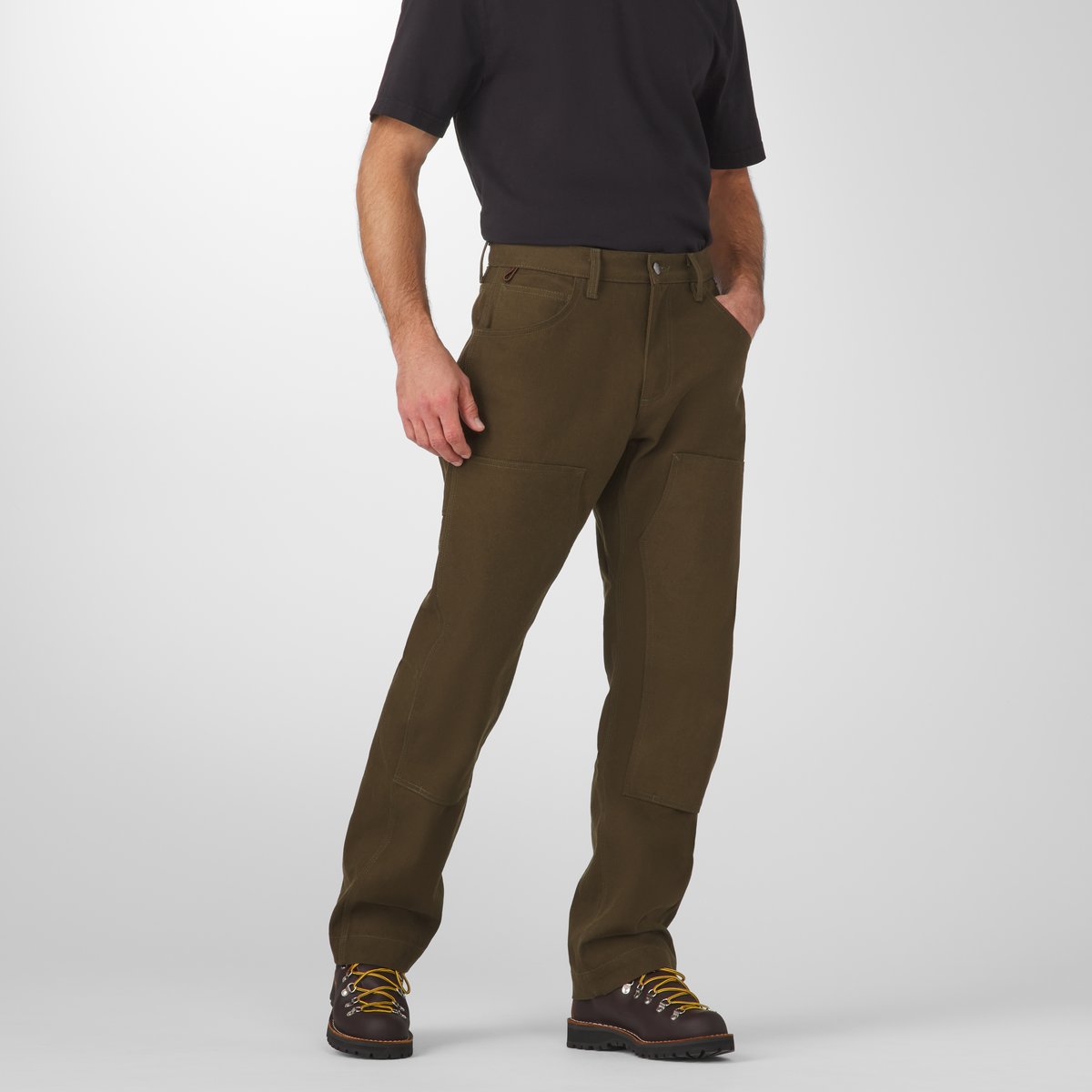 Kenton Double Knee Pants  Olive Men|Women