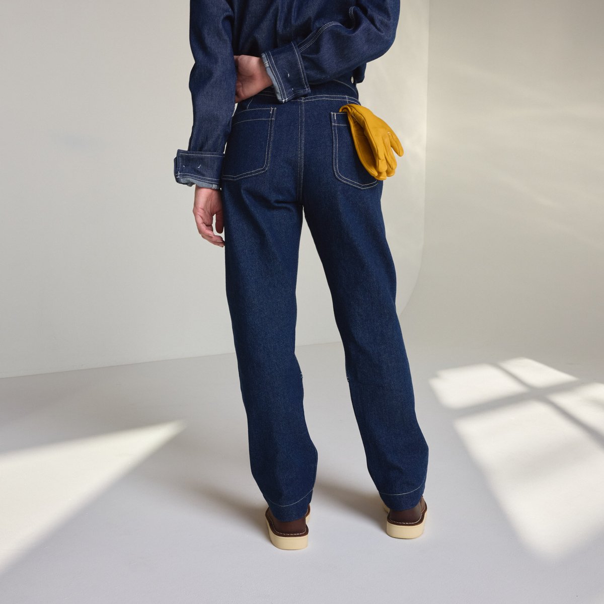 Hawthorne Double Knee Pants  Dark Wash Indigo Men|Women