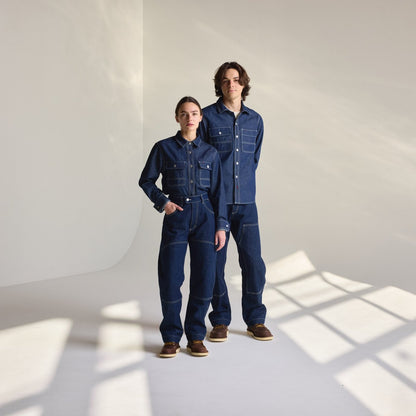 Hawthorne Double Knee Pants  Dark Wash Indigo Men|Women