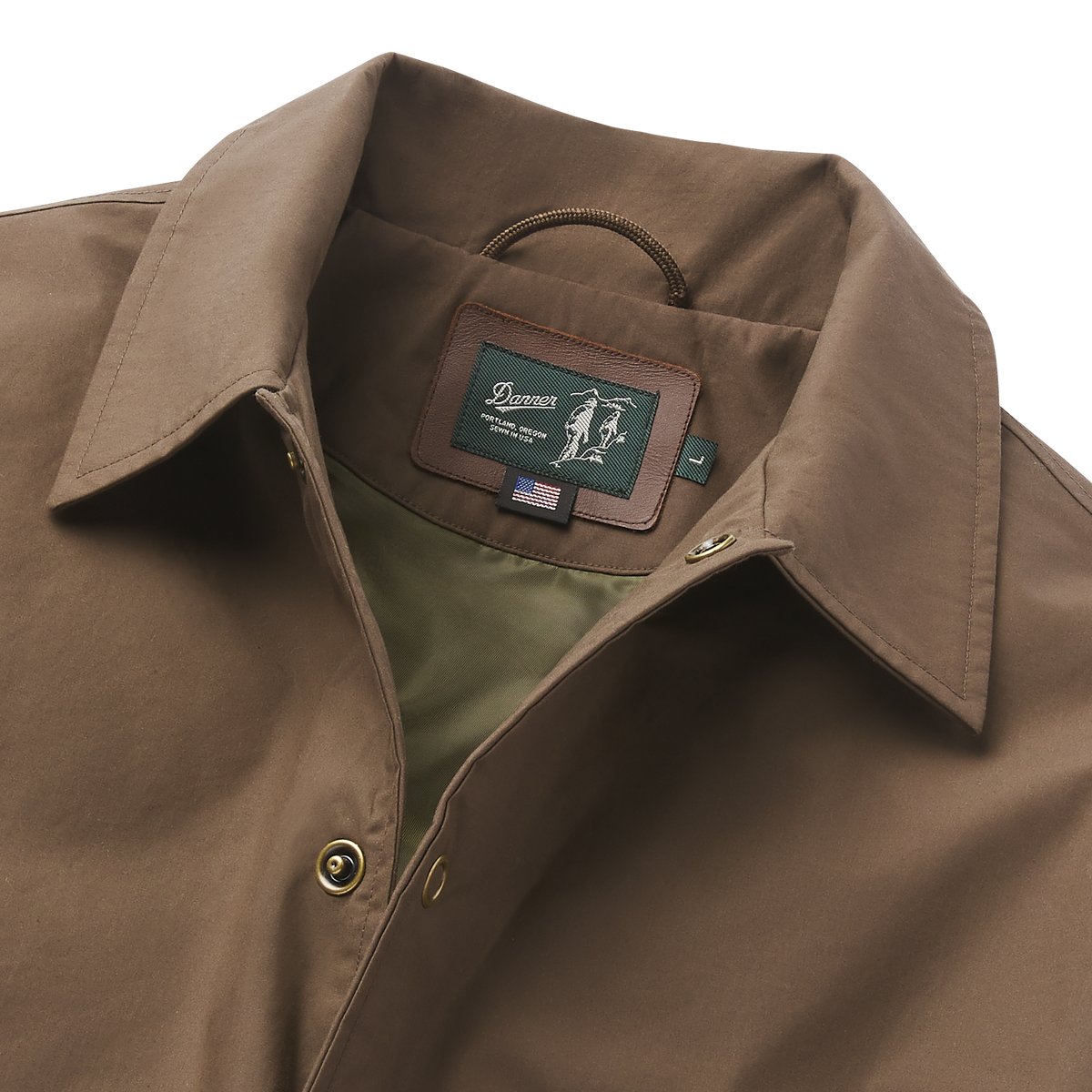 Waxed Primaloft® Coaches Jacket Brown Men|Women