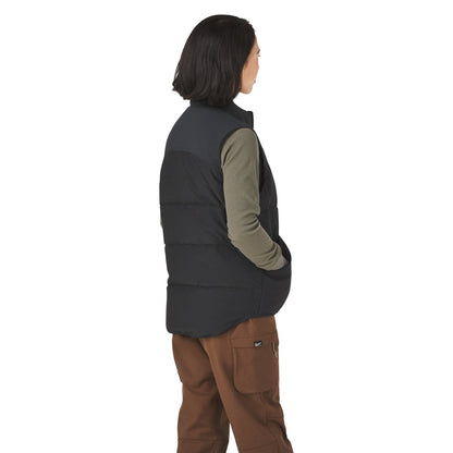 Zigzag Down Vest Black Men|Women