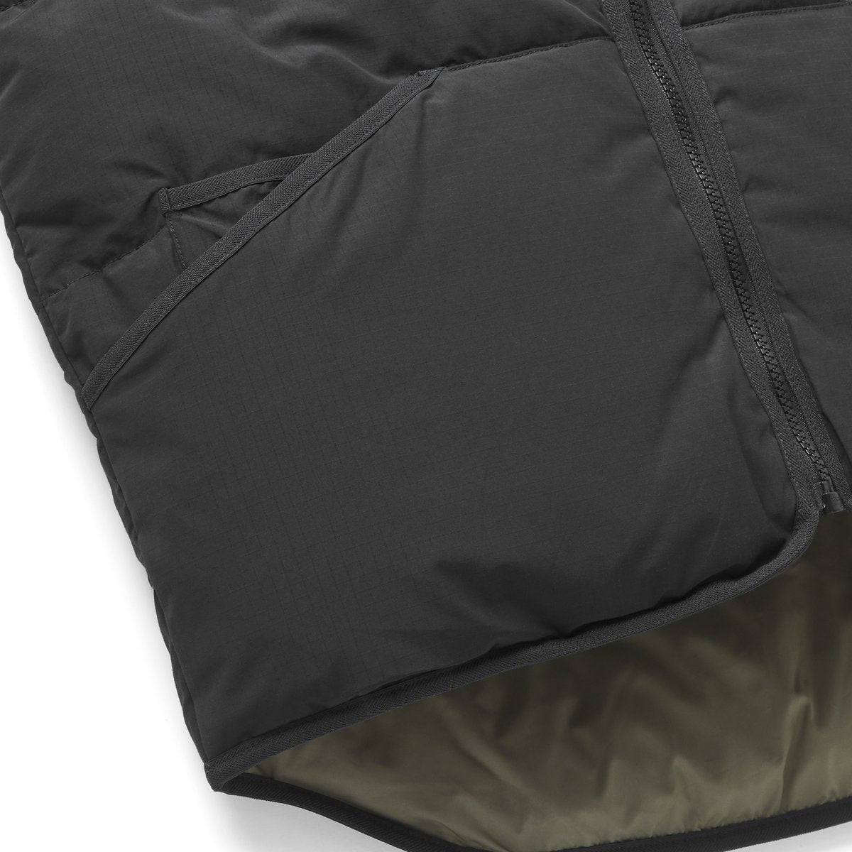 Zigzag Down Vest Black Men|Women