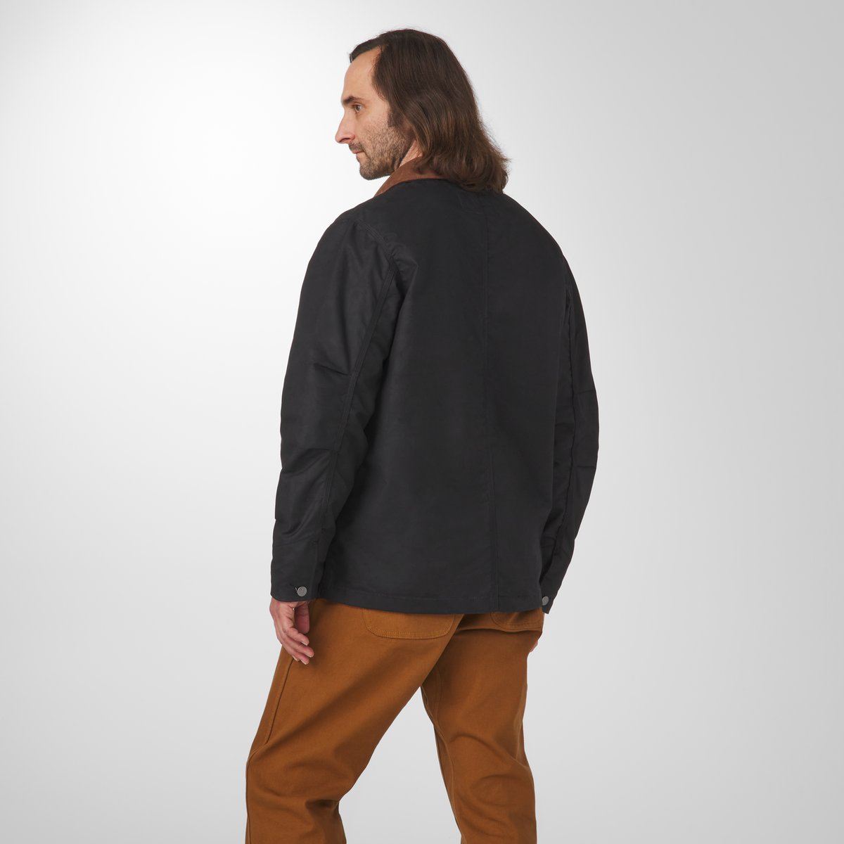 Shipyard Waxed Canvas Jacket  Black/Bison Men|Women