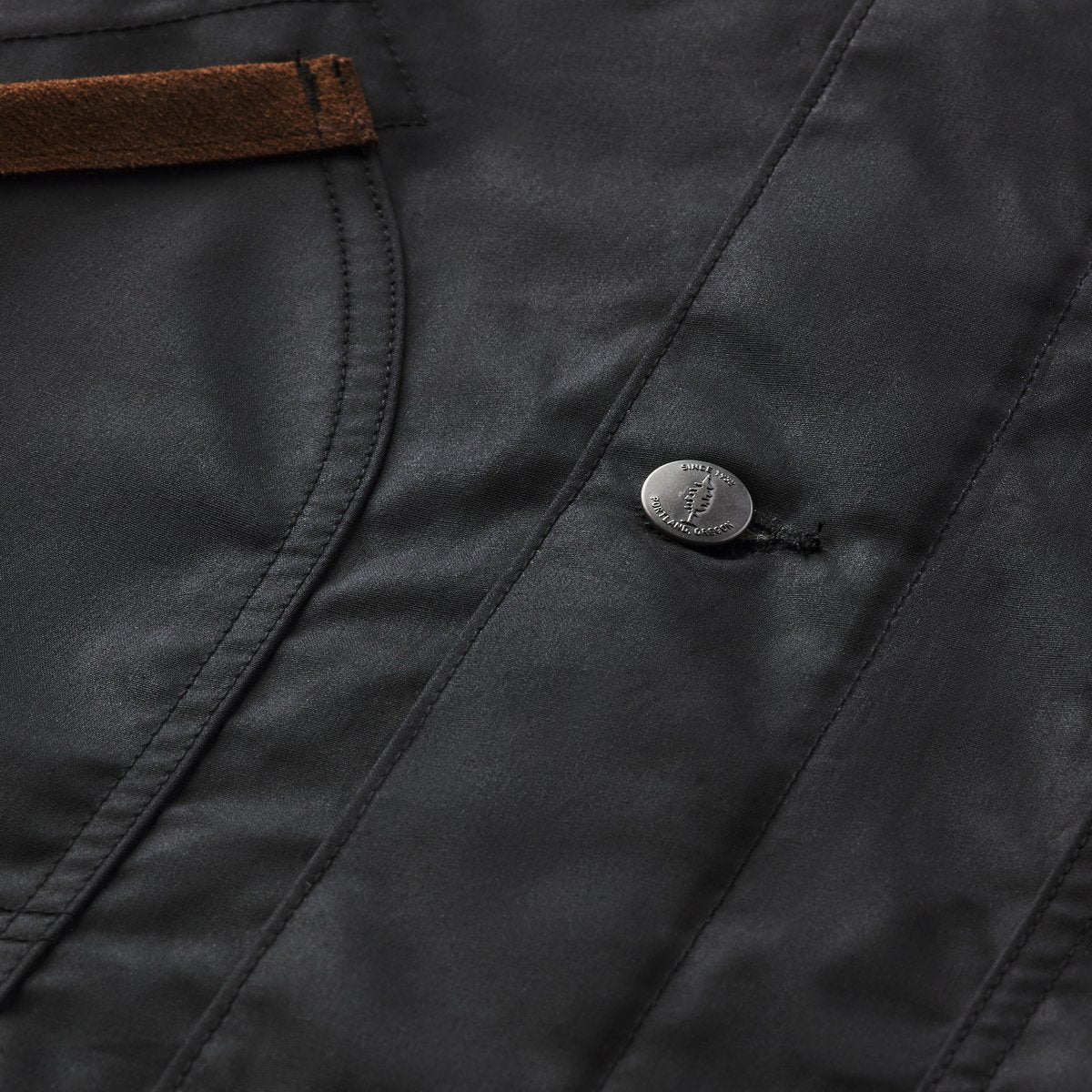 Shipyard Waxed Canvas Jacket  Black/Bison Men|Women