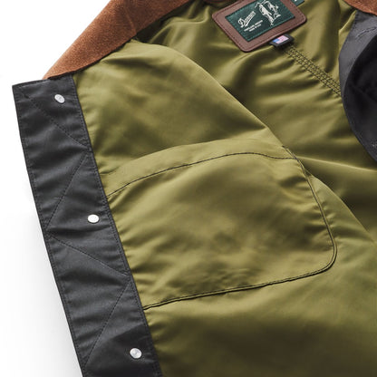 Shipyard Waxed Canvas Jacket  Black/Bison Men|Women