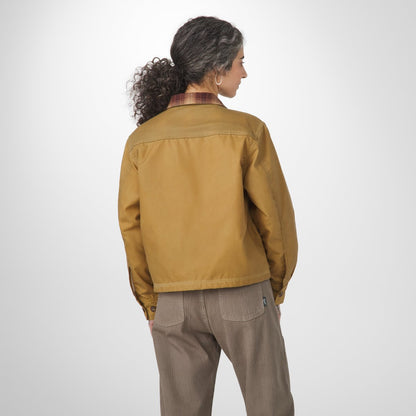 Maywood Waxed Canvas Jacket  Tan/Espresso Men|Women