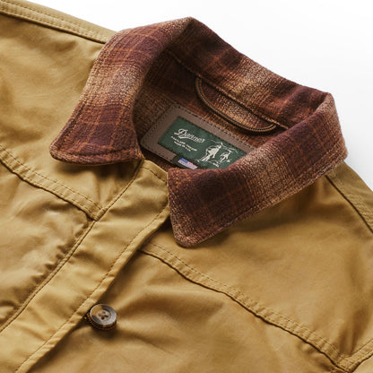 Maywood Waxed Canvas Jacket  Tan/Espresso Men|Women