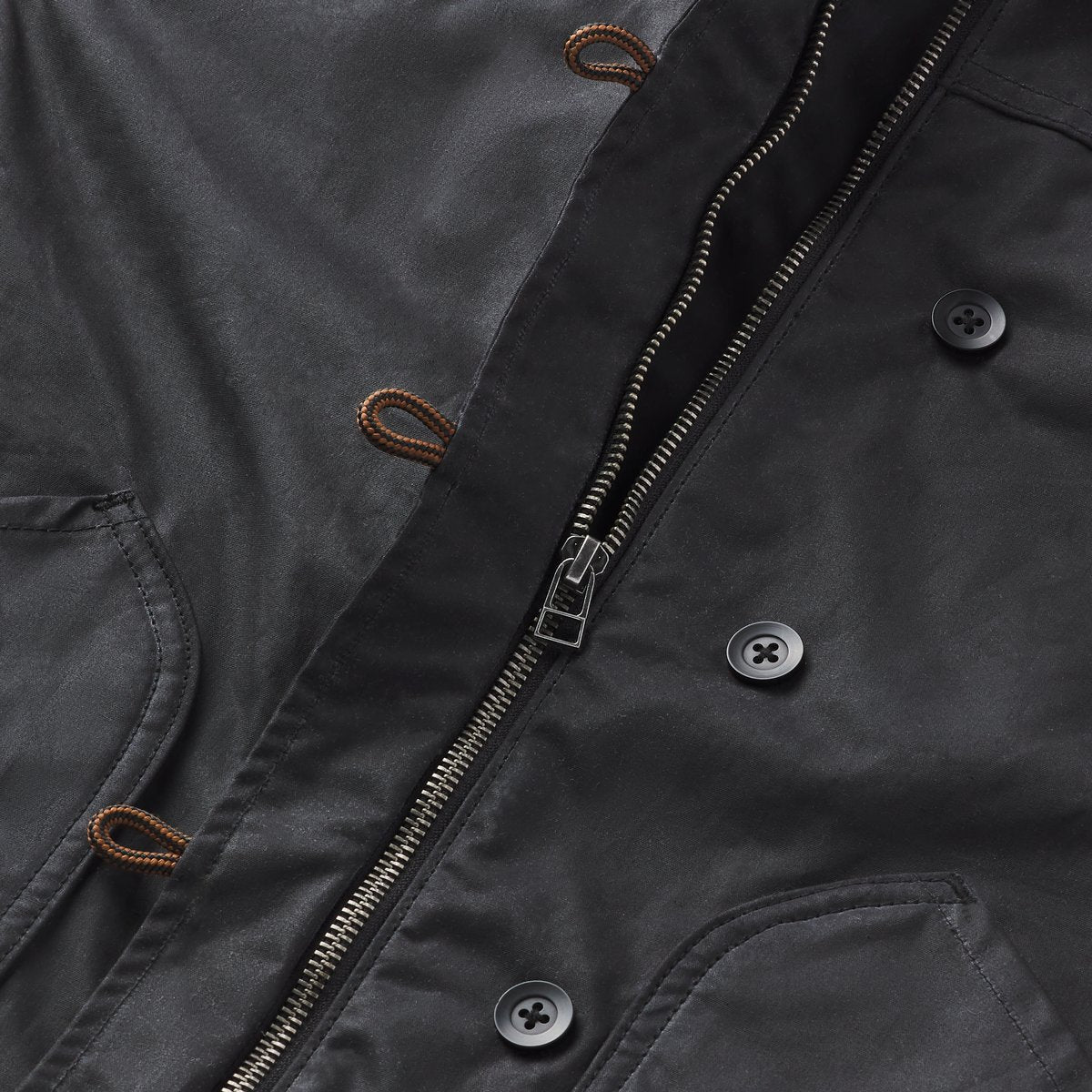 Maywood Waxed Canvas Jacket  Black/Earth Men|Women
