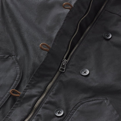 Maywood Waxed Canvas Jacket  Black/Earth Men|Women