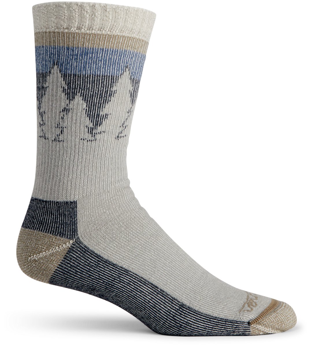 Evergreen Socks Midweight Crew - Graphite Men
