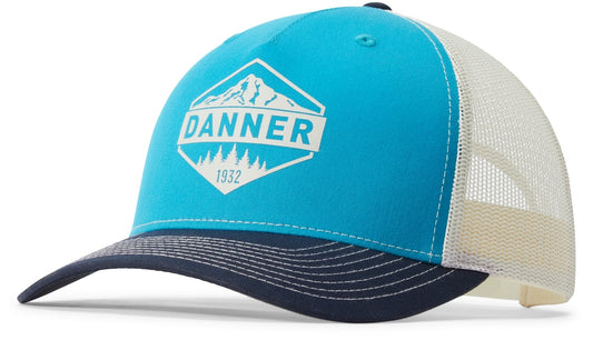Evergreen Trucker Hat Blue Teal Men