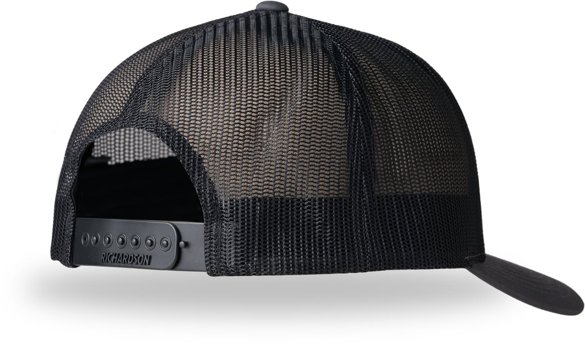 Embroidered Trucker Hat Charcoal/Black Men