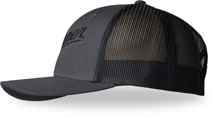 Embroidered Trucker Hat Charcoal/Black Men