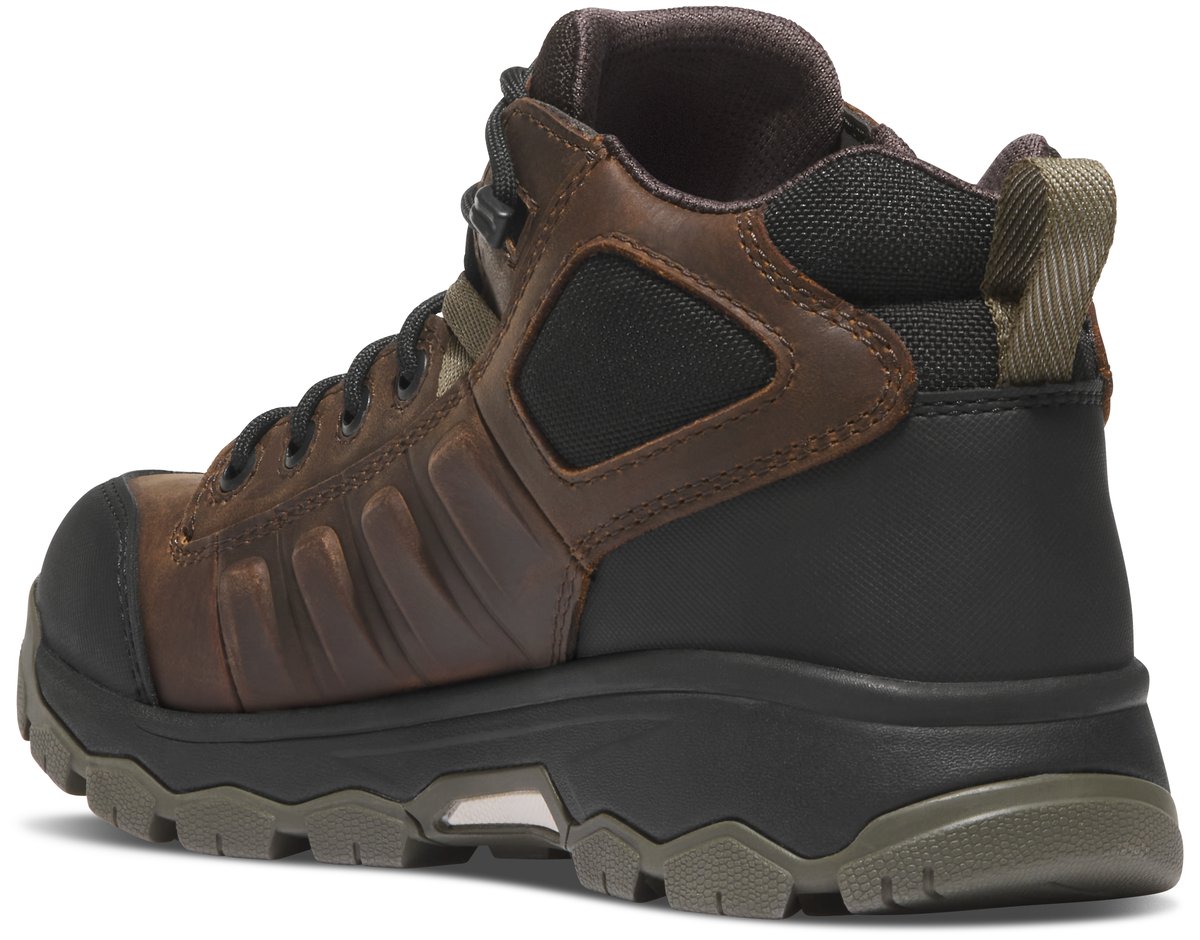 Wheat Ridge Brown/Olive Aluminum Toe Women