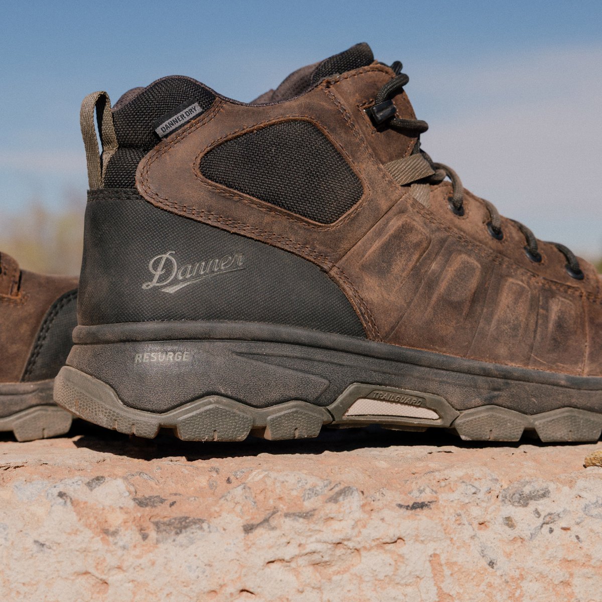 Wheat Ridge Brown/Olive Aluminum Toe Women