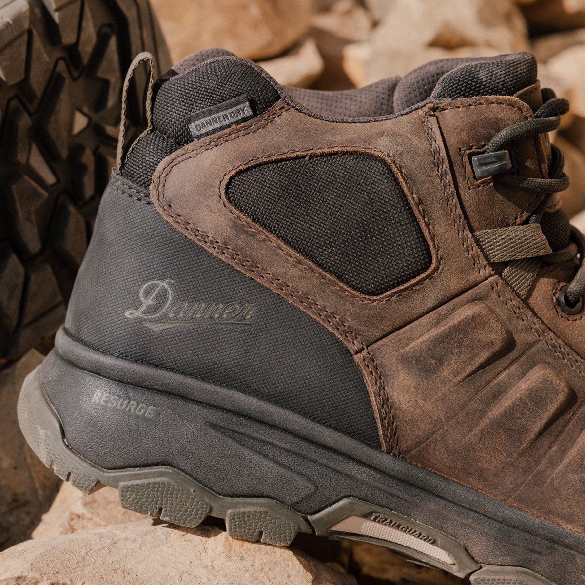 Wheat Ridge Brown/Olive Aluminum Toe Women
